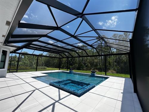 Pool Enclosure with all Wall Panoramic View