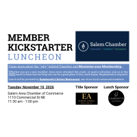 Member Kickstarter Luncheon 11.10.2026