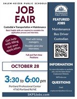 Salem Keizer Public Schools- Job Fair