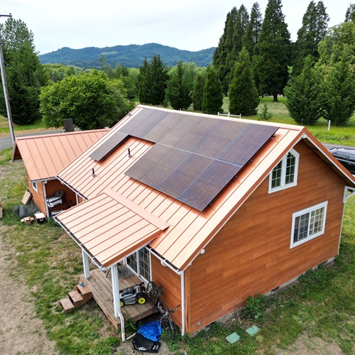 A roofing and IronHead Solar customer leveraging the best of both worlds for long-term protection and energy independence.
