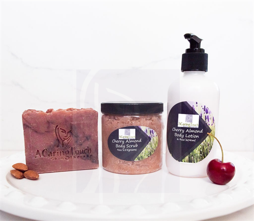 Cherry Almond Bath and Body Collection