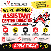Assistant Center Director at Mathnasium of Riverview