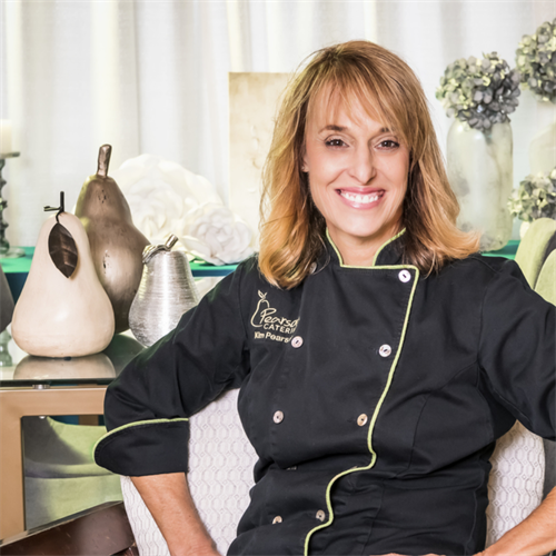 Chef Kim Pearson, founder and heart of Pearson’s Catering—bringing scratch-made creativity to every event since 2008.
