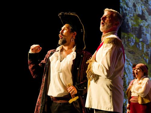 Chris Texiera and Eric Pinder in Pirates of Penzance 