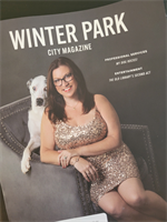 Our Dog Book  project is featured in Winter Park City Magazine!