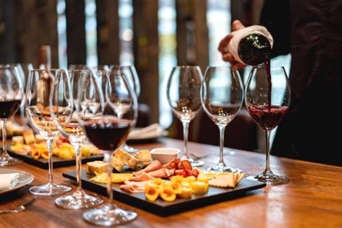Experience Elite Hospitality - Wine, Brandy and Bourbon Tastings, Fully Stocked Open Bar, Charcuterie Board, Gourmet Coffee Bar