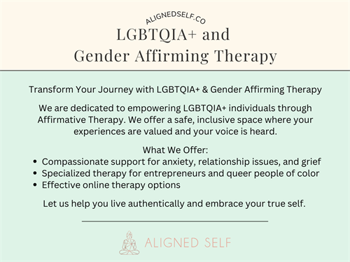 LGBTQIA+ Affirmative Therapy