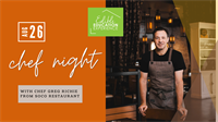 Chef Night Dinner: Featuring Chef Greg Richie from SOCO Thornton Park