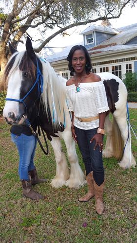 Owner Jenorise at a Freedom Ride charity event