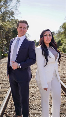 Attorney Brandon Gans and Attorney Danielle Padilla 