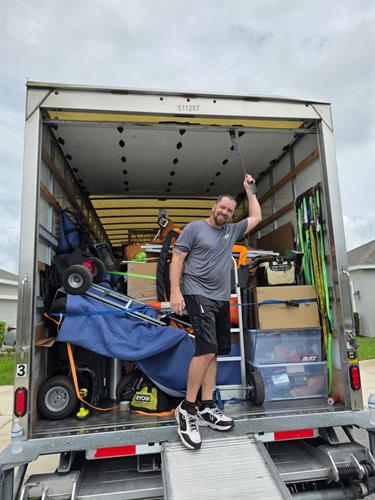 Billy loading things us