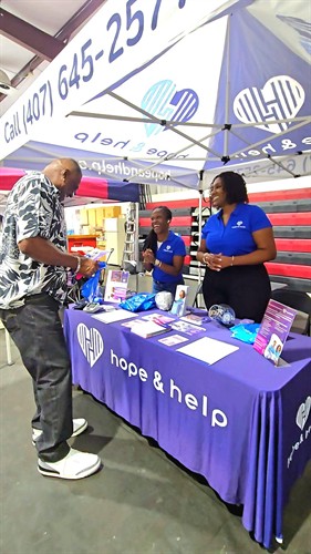 Connecting with the community at the OCA Community Health Fair!