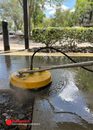 Preferred Cleaning & Maintenance: Pressure Washing Winter Park Hospital Walkway