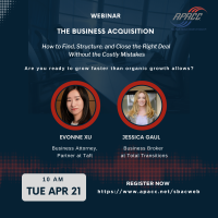 SBAC to Host Webinar on Business Acquisition for Entrepreneurs and Business Owners