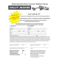 2018 Columbia River Walleye Anglers Association Summer Walleye Classic 
