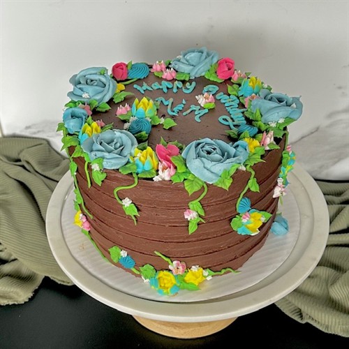 GARDEN BIRTHDAY CAKE
