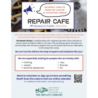 Bryant Library Repair Cafe