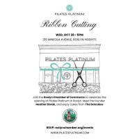 Pilates Platinum Ribbon Cutting