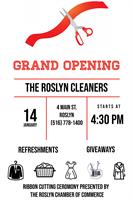 The Roslyn Cleaners Ribbon Cutting Ceremony