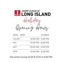 Junior League of Long Island Announces New 2022 Holiday Hours