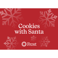 Frost Cookies with Santa