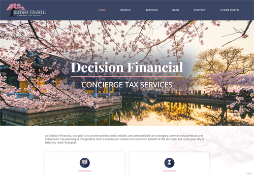 Decision Financial Website