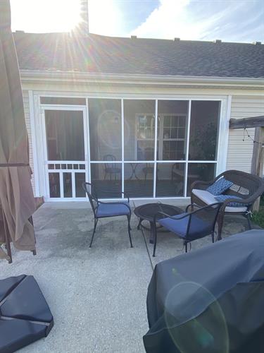Screened in porches with existing roof
