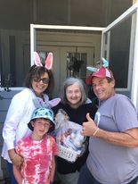 Our clients love the special attention and surprise visits from families that serve at Meals on Wheels.