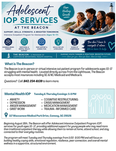 Adolescent Intensive Outpatient Program- The Beacon