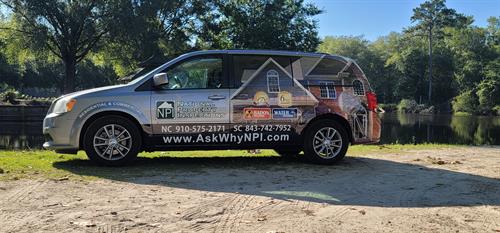 The NPI Marketing Van! If you see us wave or stop by to say hi!