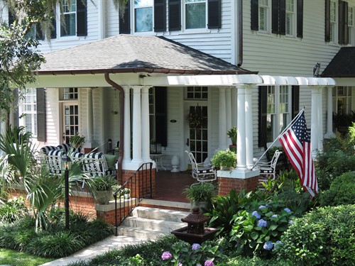 Copper Half Round Gutter with 4in Round Downspouts