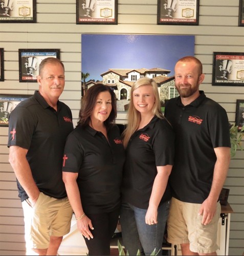 Darryl, Lesley, Megan, Zeb Hill (Left to Right) Hill Family - Owned and Operated 