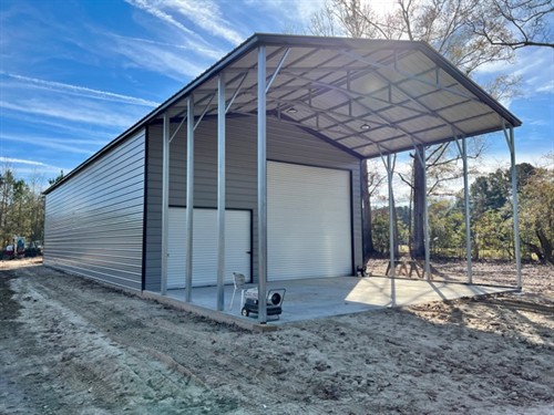 Metal Combo Shed
