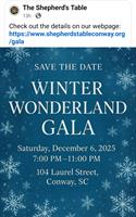 Winter Wonderland Gala benefiting The Shepherd's Table
