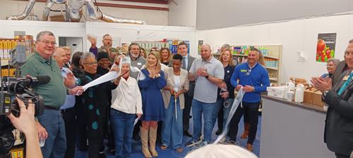 Pantry Ribbon Cutting