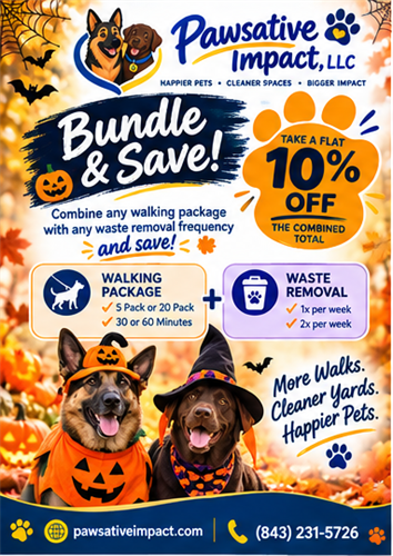 Bundle walks & yard clean up for add'l flat 10% off combined total!