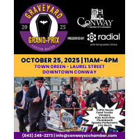 Inaugural Graveyard Grand Prix Coffin Races Speed into Downtown Conway this Halloween Season