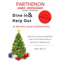 Parthenon Diner Holiday Food Drive