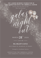 Lauren McBride’s Third Annual Gala’s Night Out A Women-Only Charity Gala Benefiting The Umbrella Center for Domestic Violence Services