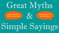 Great Myths & Simple Sayings