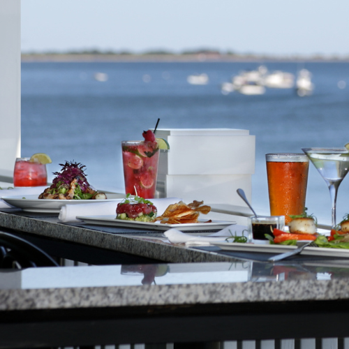Al Fresco Dining - overlooking the Sound 