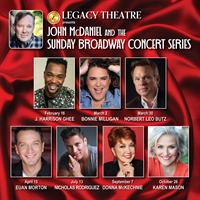 Legacy Theatre Announces 2025 Sunday Broadway Concert Series, Featuring Norbert Leo Butz, Donna McKechnie, J. Harrison Ghee and more!