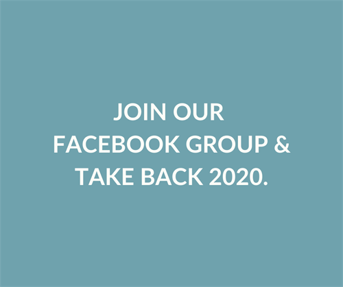 Our Facebook Group, SHW Take Back 2020!, has been helping everyone feel more in control and connected as we finish the last few months of the year strong. Join us!