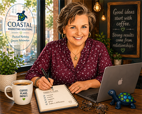 Coffee Break Chats with Amy from Coastal Marketing Solutions. 