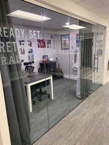 Ready, Set, Retire Radio recording studio