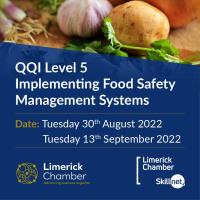 QQI Level 5 Implementing Food Safety Management Systems 