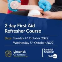First Aid Responder(FAR) Refresher-2 day-Limerick- 4th & 5th Oct