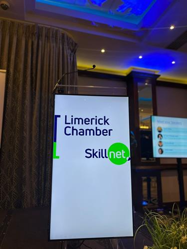 Limerick Mental Health Association Business Breakfast Digital Lectern