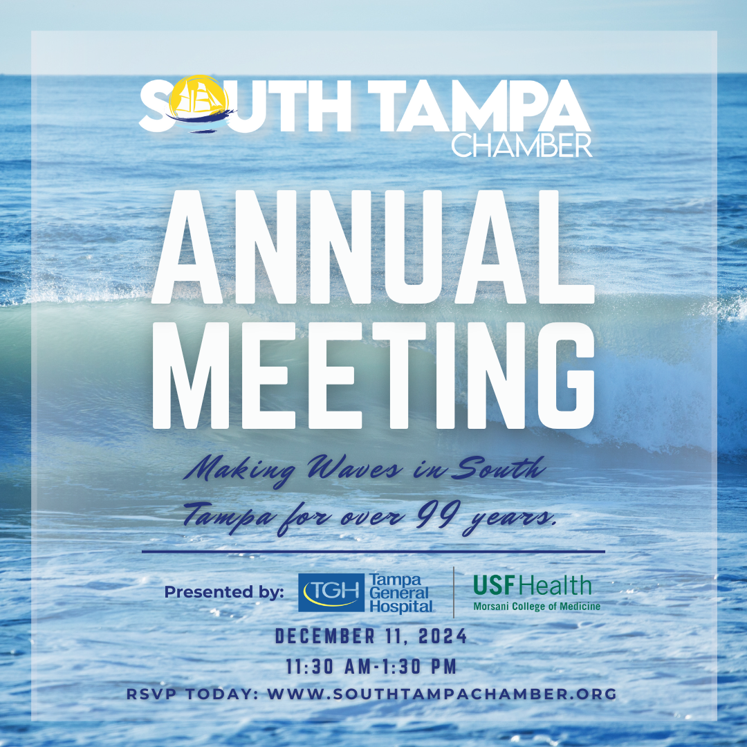 Image for South Tampa Chamber to Host Annual Meeting & Awards Celebration: “Making Waves for 99 Years”