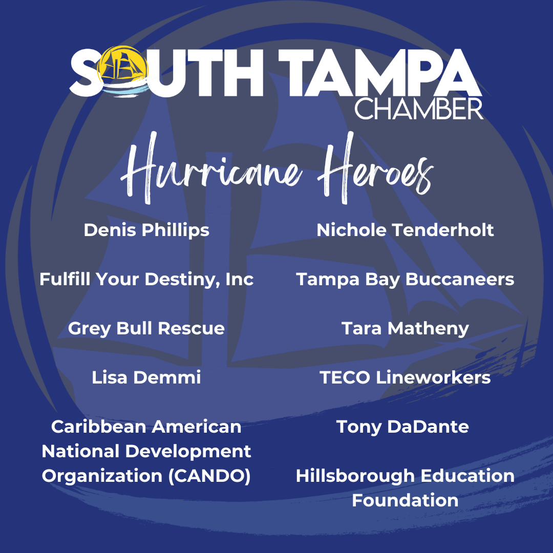 South Tampa Chamber Hurricane Heroes Announced!